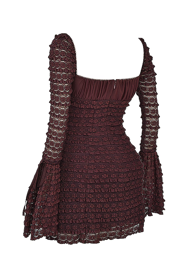 SHARON | ESPRESSO DRESS