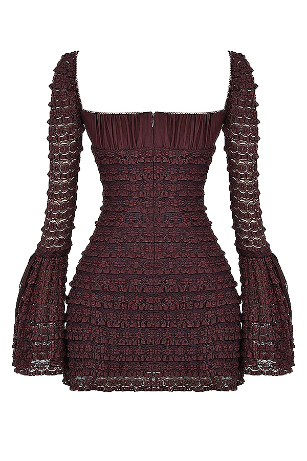 SHARON | ESPRESSO DRESS